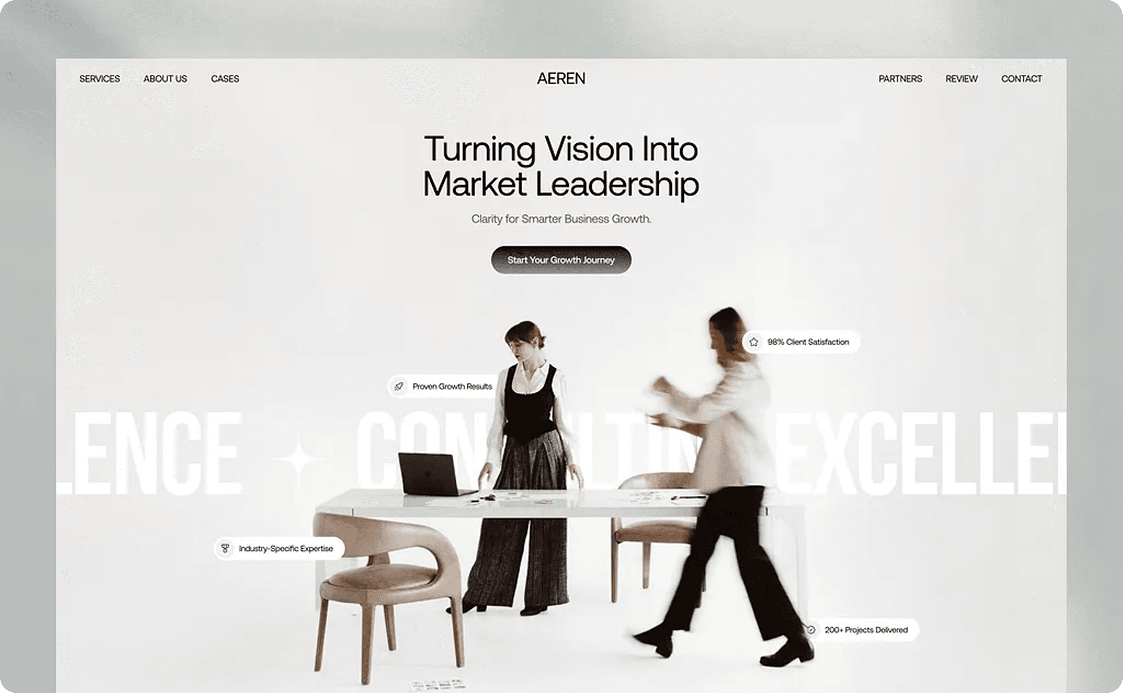 Aeren business growth website